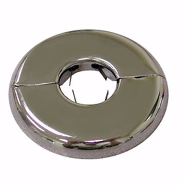 Picture of 2-1/2" IPS Floor and Ceiling Plate, Heavy 21 Gauge with Springs, Box of 12