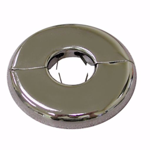 Picture of 2-1/2" IPS Floor and Ceiling Plate, Heavy 21 Gauge with Springs, Box of 12