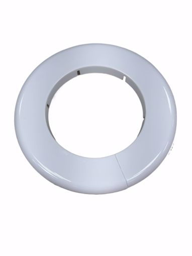 Picture of 3" IPS White Flexible Plastic Floor and Ceiling Plate, Box of 12