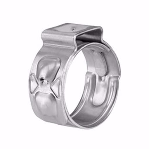 Picture of 3/8" Stainless Steel PEX Clamp, Bag of 100
