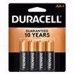 Picture of Duracell Coppertop AA Alkaline Batteries, 4 Pack