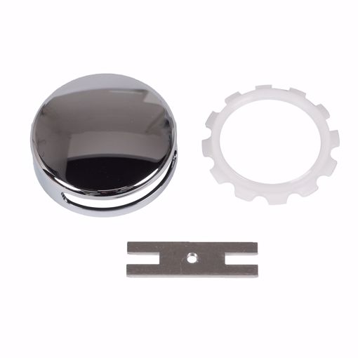 Picture of Snap-On Bathtub Faceplate with Conversion Bar, Chrome Plated
