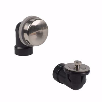 Picture of Lift and Turn ABS Schedule 40 Half Bath Waste Kit with Quick Test, Brushed Nickel