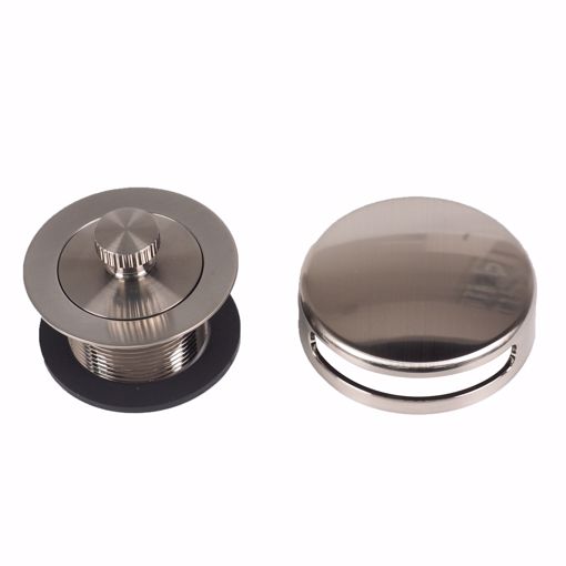 Picture of Lift and Turn Bathtub Trim Kit with Snap-On Faceplate, Brushed Nickel